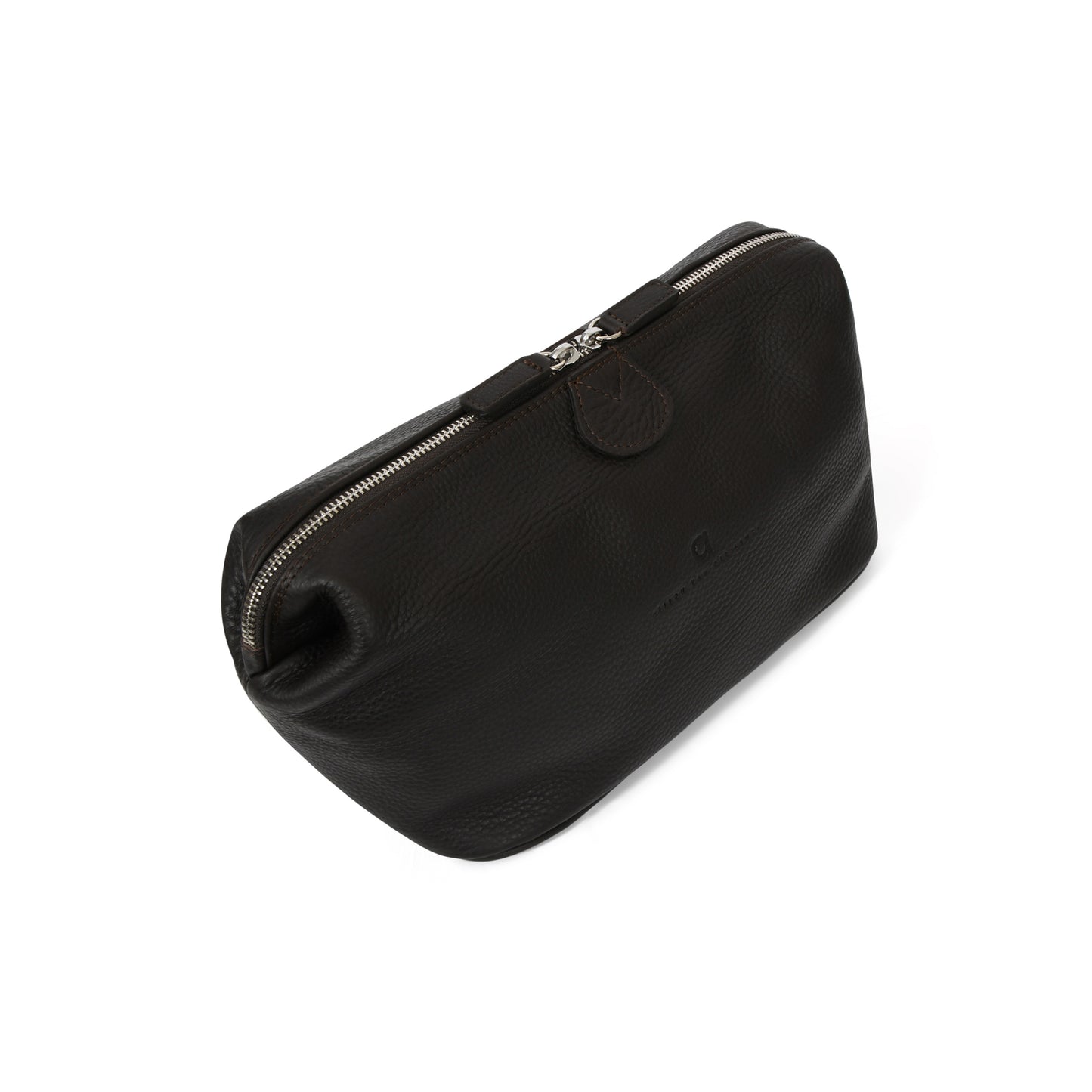 MENS WASHBAG - DARK BROWN