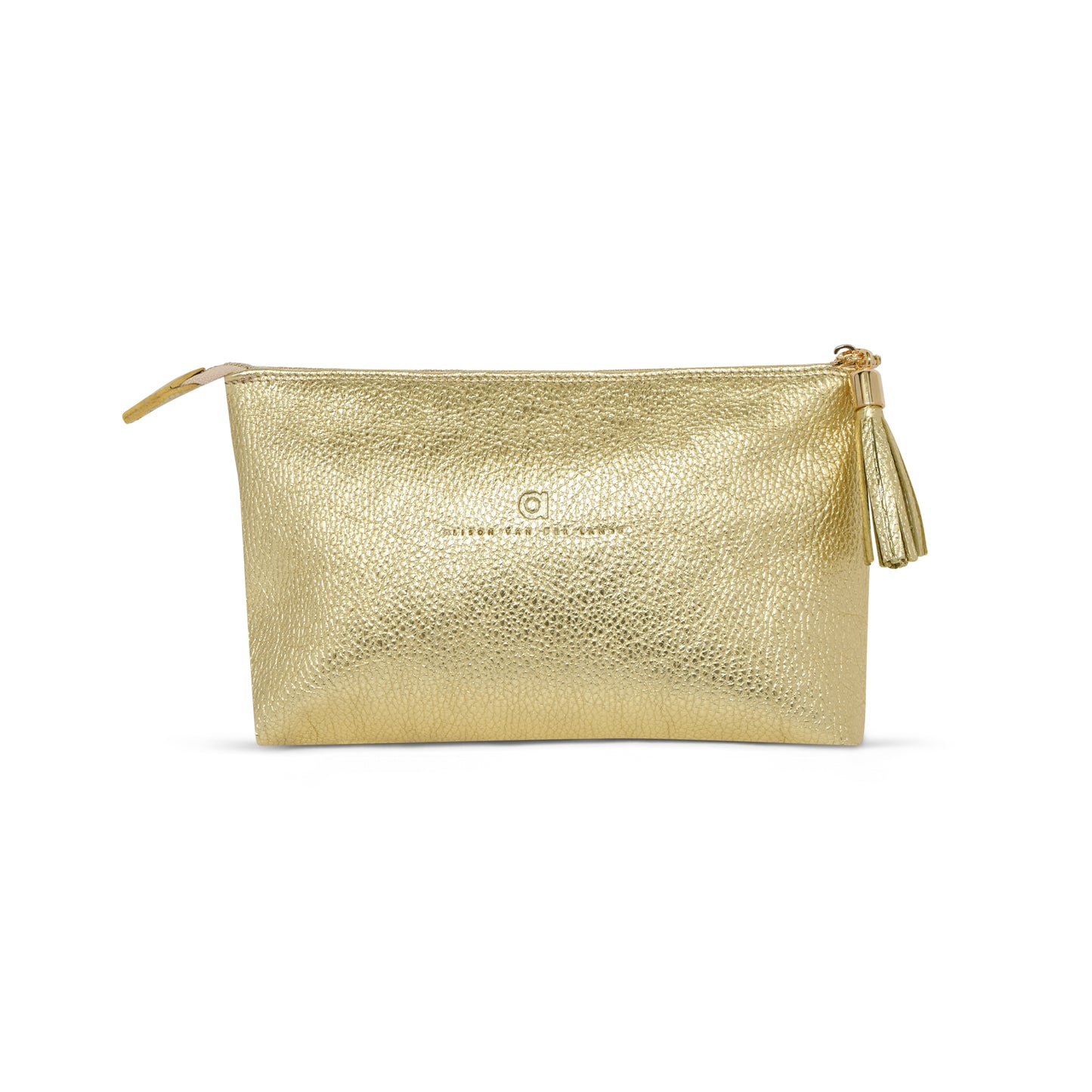 LARGE MAKEUP/CLUTCH - GOLD