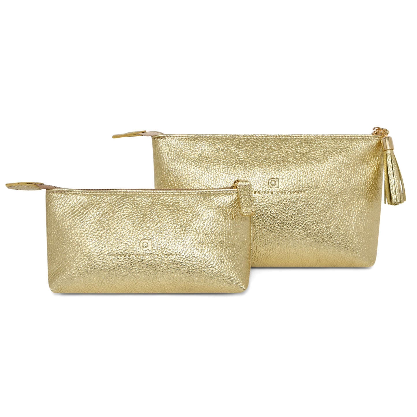 SMALL MAKEUP BAG - GOLD