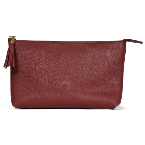 LARGE MAKEUP/CLUTCH - NEW PLUM