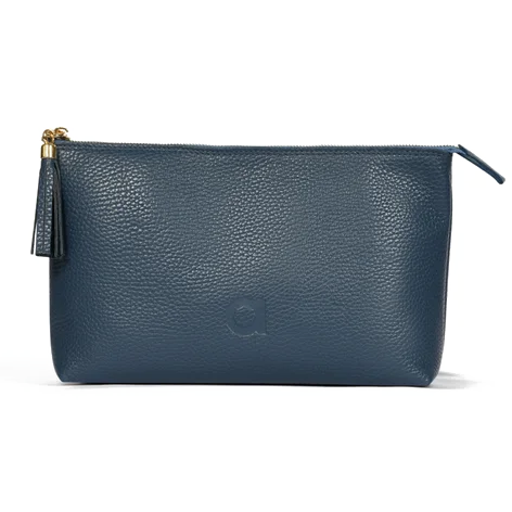 LARGE MAKEUP/CLUTCH - NEW NAVY
