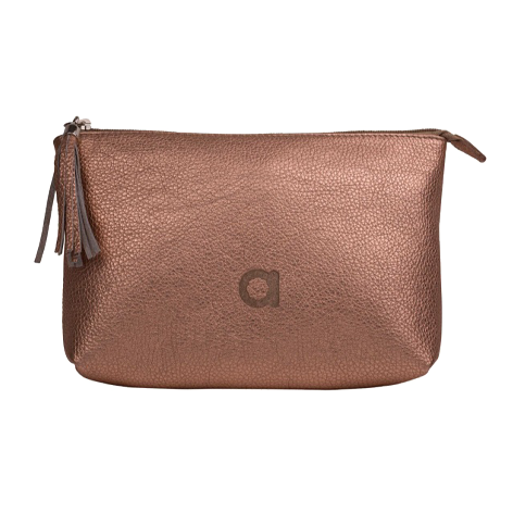 LARGE MAKEUP CLUTCH ROSE GOLD