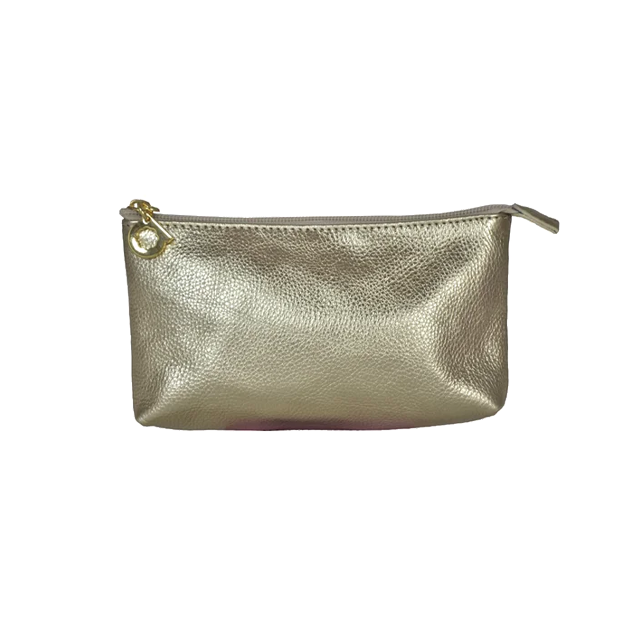 SMALL MAKEUP BAG - CHAMPAGNE