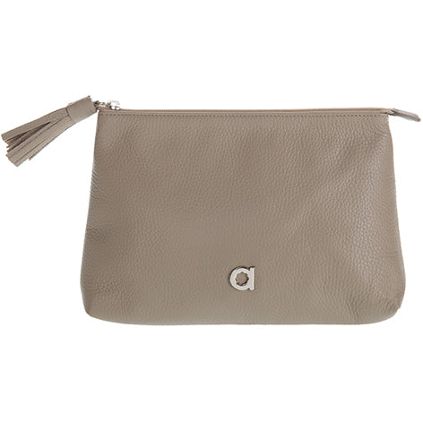 LARGE MAKEUP/CLUTCH - TAUPE