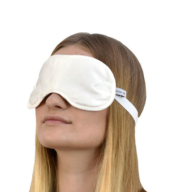 LUXURY EYE MASK - IVORY