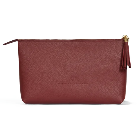 LARGE MAKEUP/CLUTCH - NEW PLUM