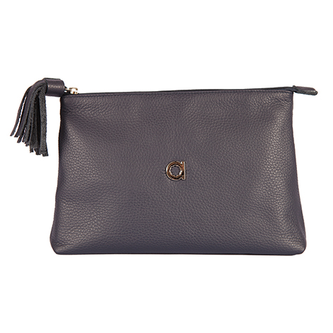 LARGE MAKEUP/CLUTCH - NAVY