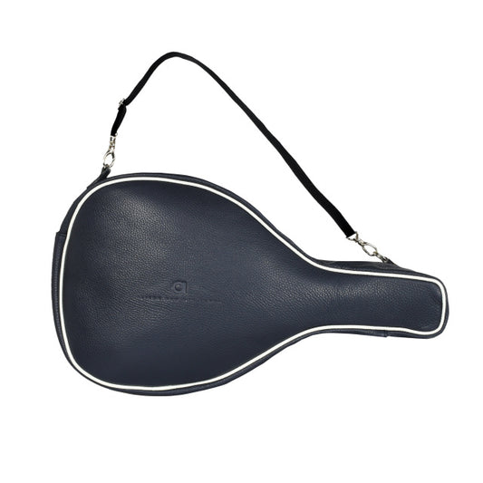 PADEL BAG - NAVY WITH WHITE PIPING