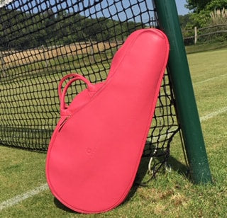 DOUBLE TENNIS CASE - VAMP PINK - SOLD OUT/TO ORDER