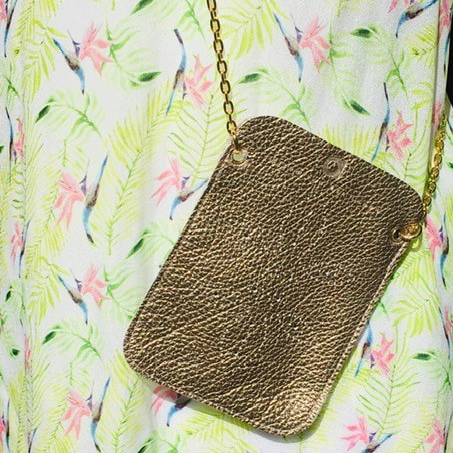 Cross Body Phone Holders - Champagne