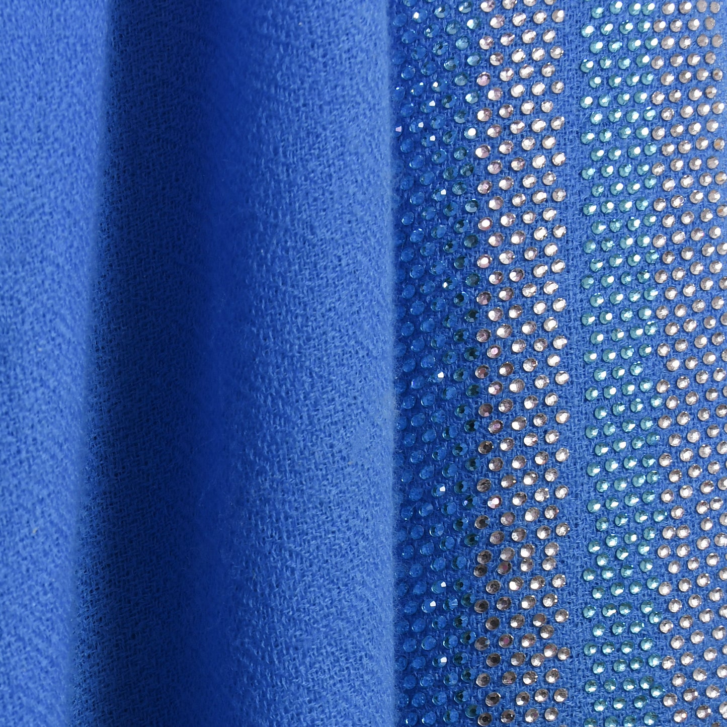 CASHMERE & SWAROVSKI WRAP - PERIWINKLE