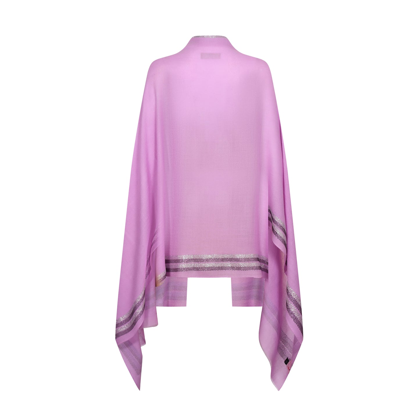 CASHMERE & SWAROVSKI WRAP - LILAC
