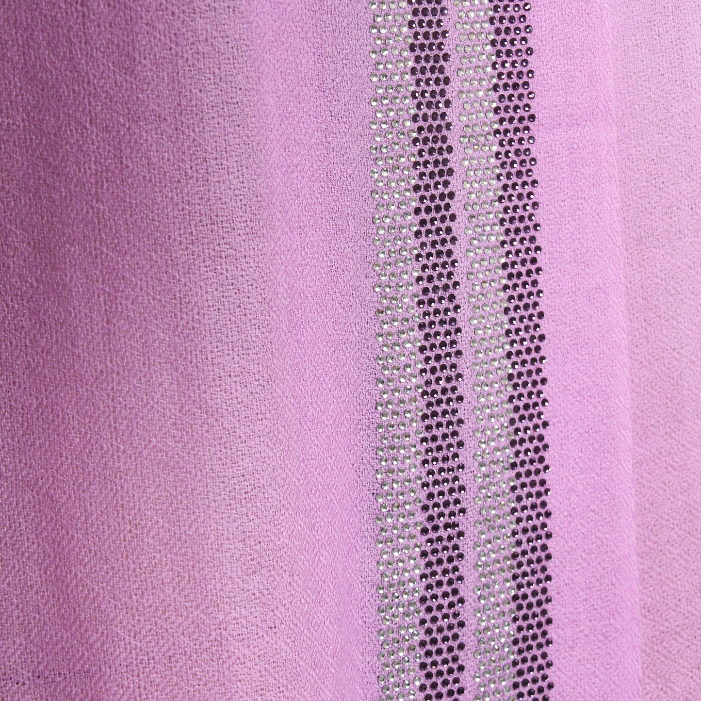CASHMERE & SWAROVSKI WRAP - LILAC