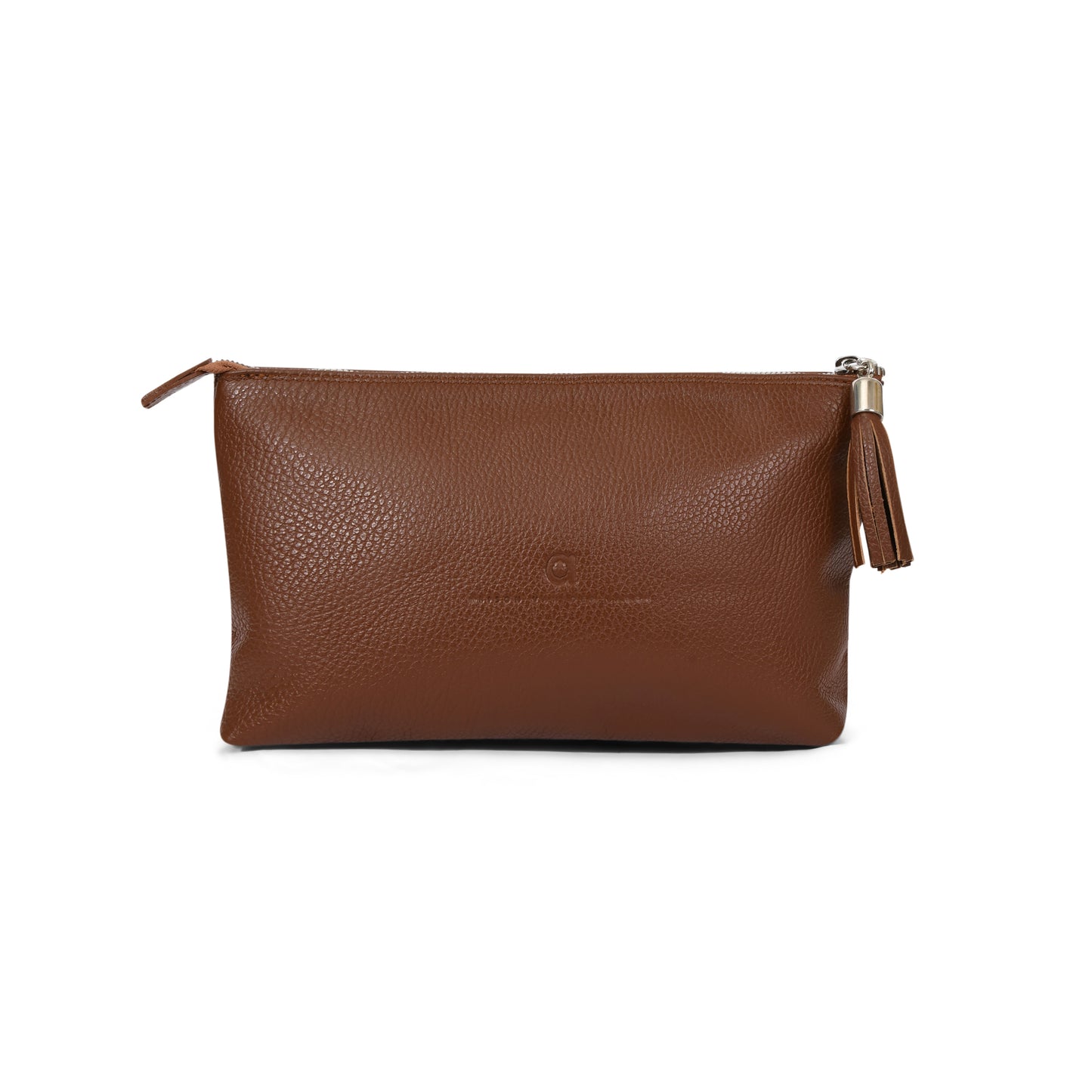 LARGE MAKEUP/CLUTCH - DEEP TAN