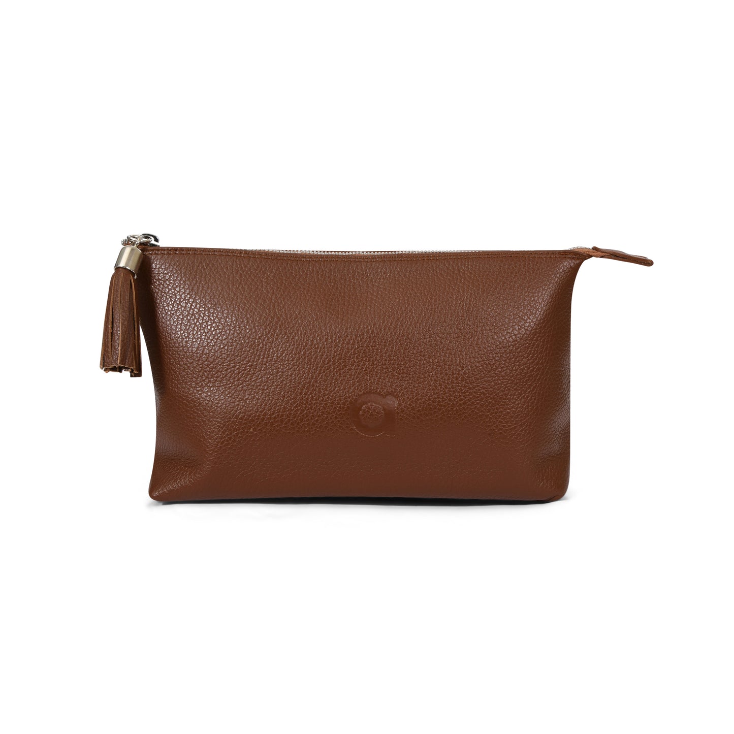 LARGE MAKEUP/CLUTCH - DEEP TAN