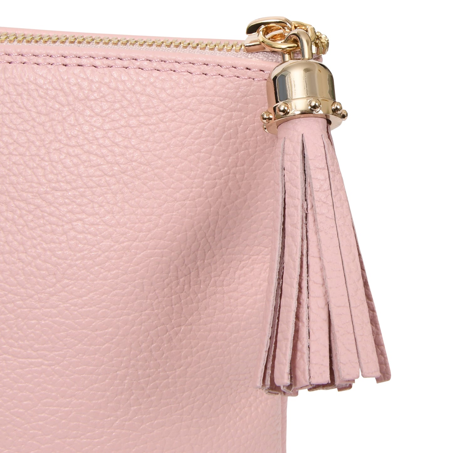 LARGE MAKEUP/CLUTCH - PALE PINK
