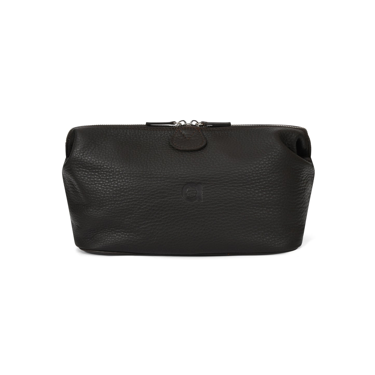 MENS WASHBAG - DARK BROWN