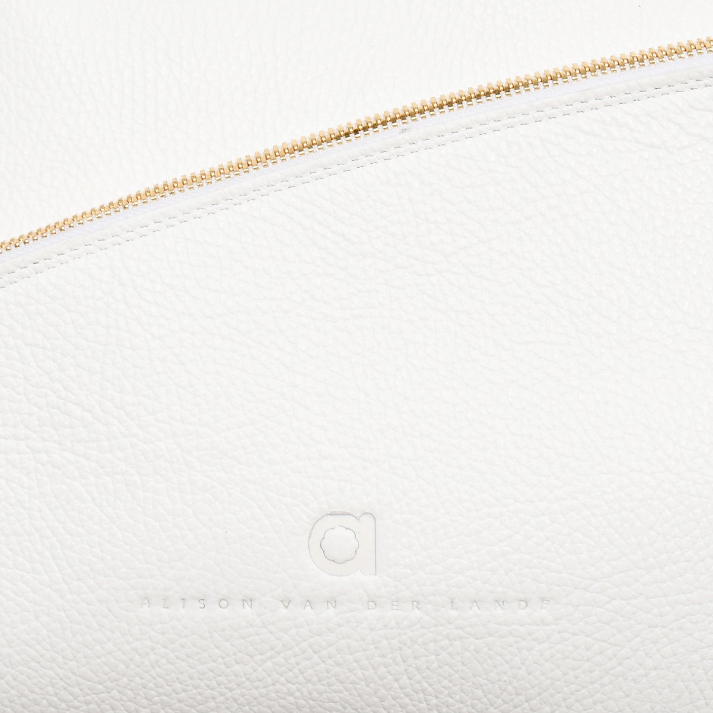 NEW DOUBLE PADEL BAG - WHITE WITH CHAMPAGNE TRIM