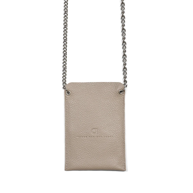 NEW Cross Body Phone Holders - Taupe with Silver
