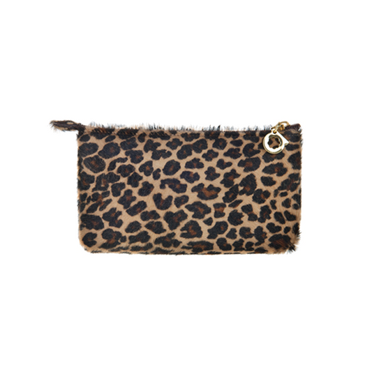 SMALL MAKEUP BAG - LEOPARD HAIRY