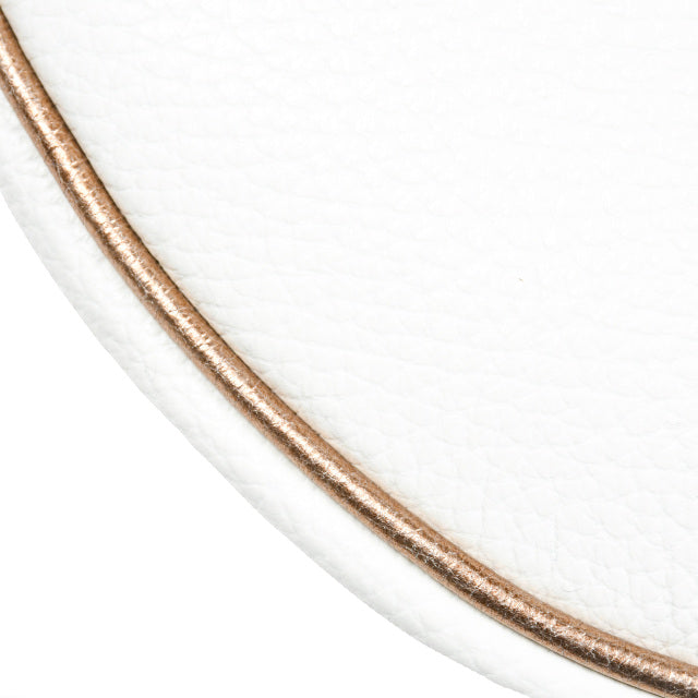 SINGLE TENNIS CASE - WHITE with GOLD
