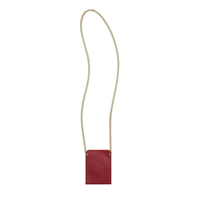 NEW Cross Body Phone Holders - Plum with Gold