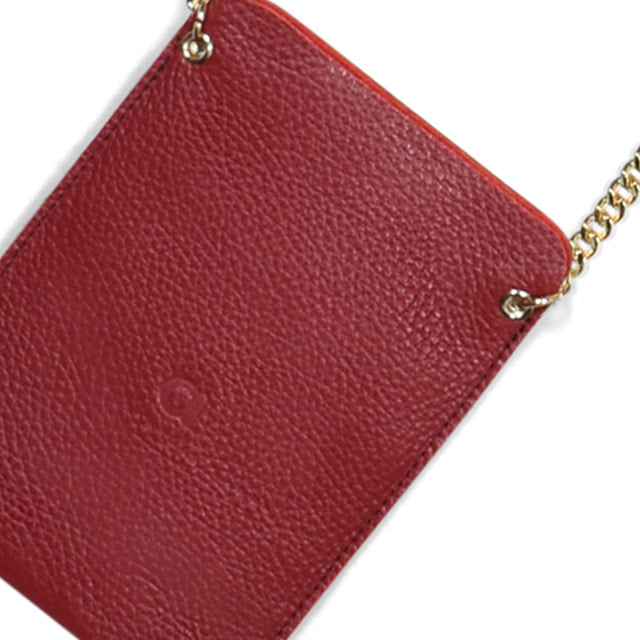 NEW Cross Body Phone Holders - Plum with Gold