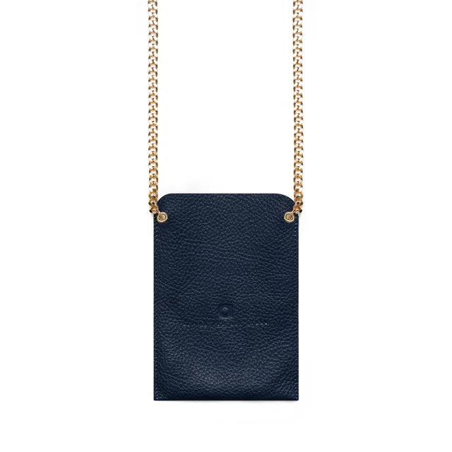 NEW Cross Body Phone Holders - Navy with Gold