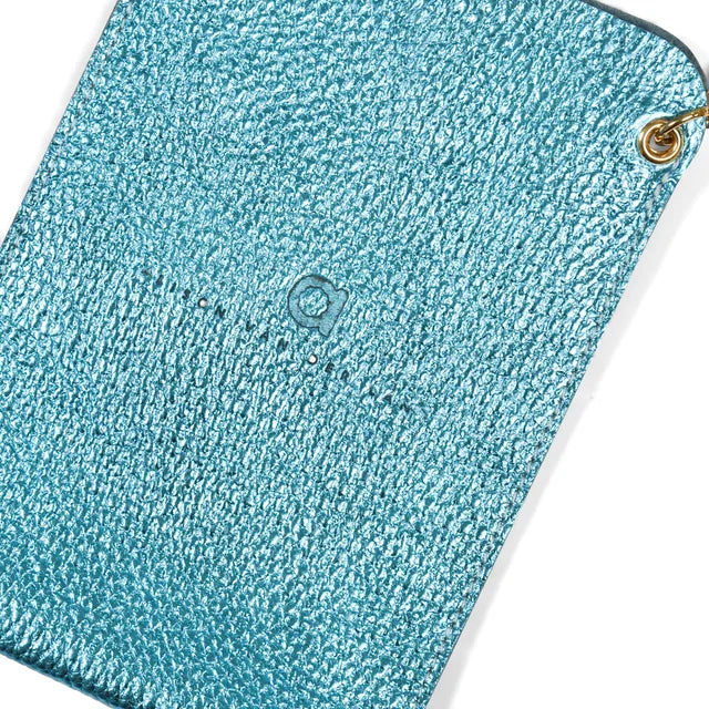 NEW Cross Body Phone Holders - Metallic Turquoise